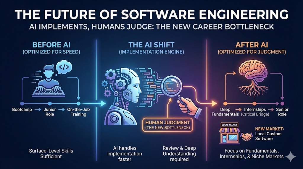 อนาคตของอาชีพ Software Engineer: อะไรจะเปลี่ยนไปเมื่อ AI เขียน Code แทน